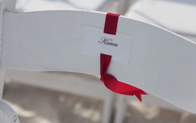Beach Ceremony Chair Reservations